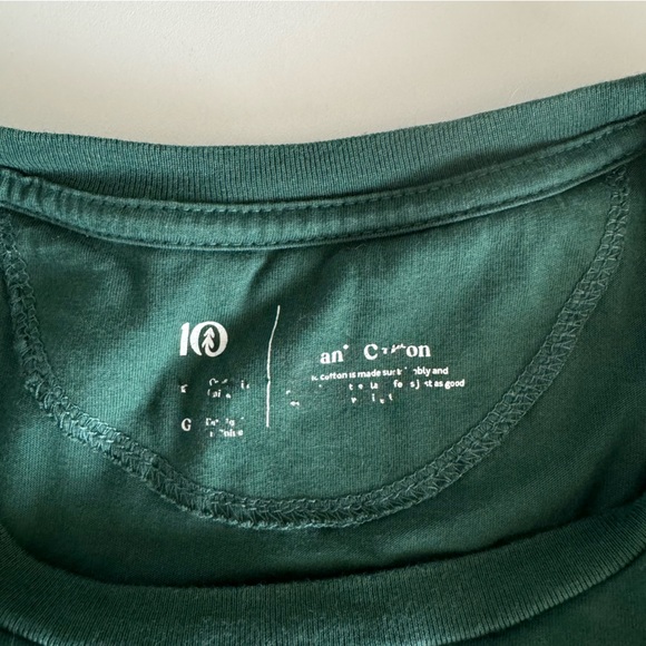 EUC TenTree Common Pine Tee Shirt Green - Picture 3 of 8